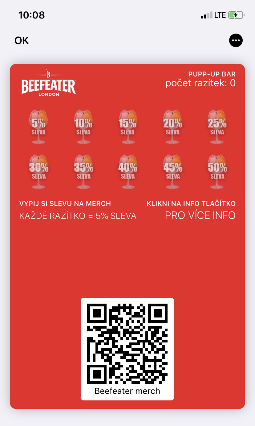 Beefeater festival digital stamp card