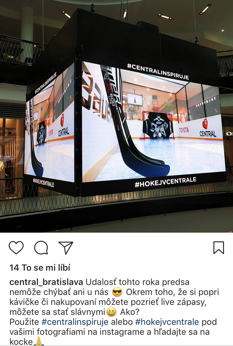 OC Central I Love Hokej socialni site 2